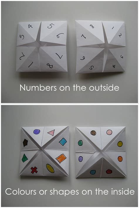 My Handmade Home Tutorial Origami Fortune Teller