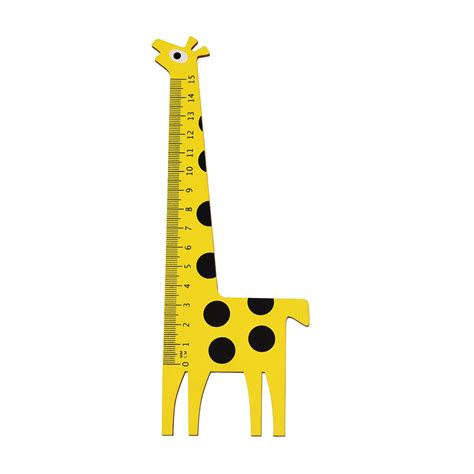 Giraffe Wooden Ruler Rex London