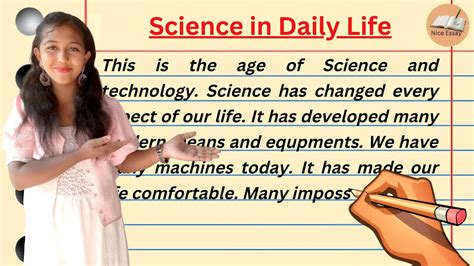 Essay On Science In Daily Life Science In Everyday Life Essay In English Essay Writing Youtube
