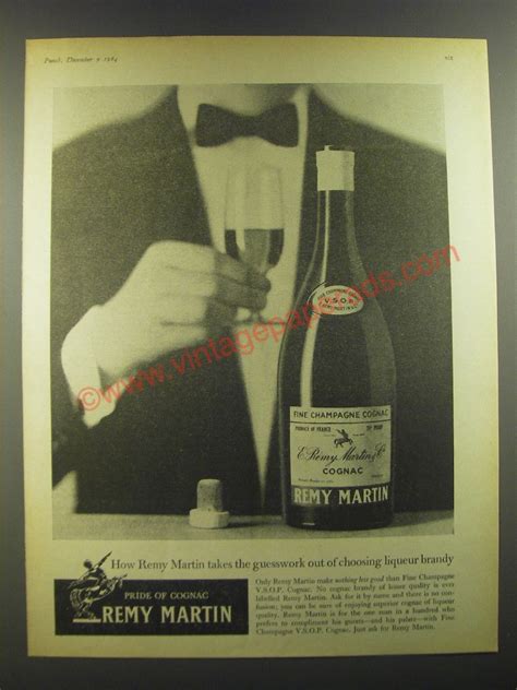 1964 Remy Martin Cognac Advertisement How Remy Martin Takes The