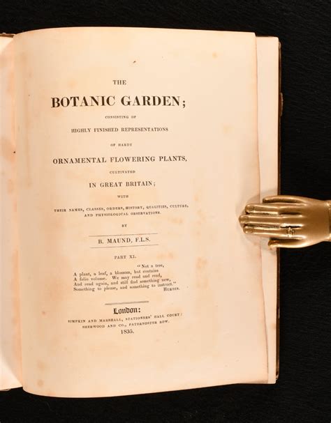 1825 50 The Botanic Garden Consisting Of Highly Finished