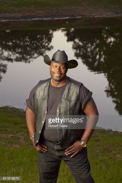 Portrait Of Former Nfl Running Back Marcus Dupree Posing During Photo