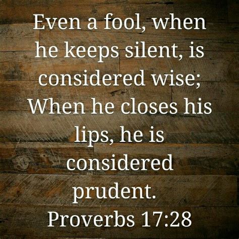 Silence is golden | Silence is golden, Proverbs 17, God word