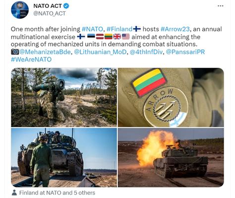 La Finlandia Partecipa Alle Esercitazioni Della NATO Periodico Daily