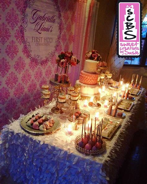 Instagram Sweet Table First Holy Communion Custom Backdrop