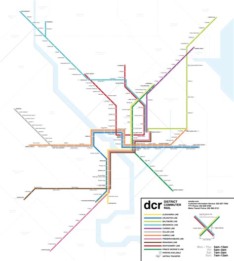 Submission Official Map Metrolink Commuter Transit Maps Gambaran