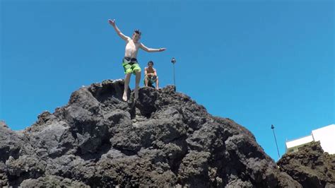 Jt Jumping From Black Rock In Maui Youtube