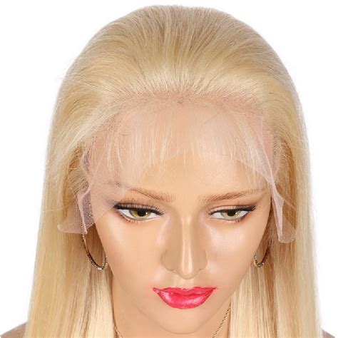 Lace Front Wig Extra Long Length Color 613 Platinum Blonde