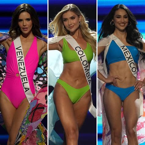 miss universo 2023 nuestras candidatas latinas arrasan en el desfile de trajes de baño