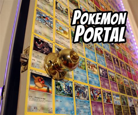 Pokemon Card Door 12 Steps With Pictures Instructables