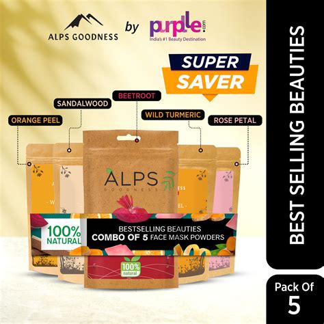 Alps Goodness Bestselling Beauties Pack Of 5 Beetroot Sandalwood