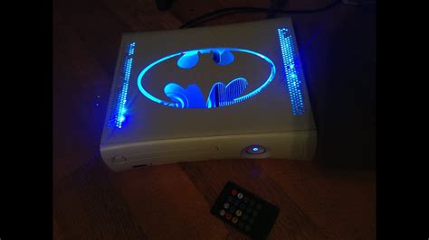 Custom Rgh Batman Xbox 360 Console Flashed Lt30 With Ir Music Box