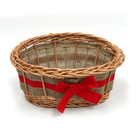These wholesale empty gift basket have a broad spectrum of designs for every customer, whether you want to place them in your room, kitchen, refrigerators or even the wholesale empty gift basket are made of distinct materials such as paper ropes, wood, metals like stainless steel and many others. Empty Wicker Gift Basket Ribbon By Prestige Wicker ...