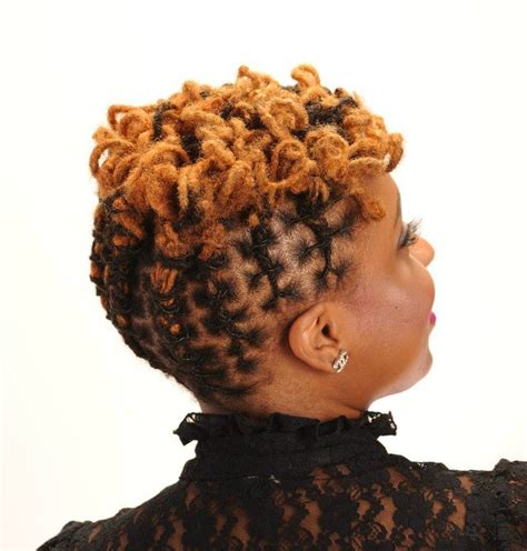 On Top Nice Updo For Short Locs Hairstyles