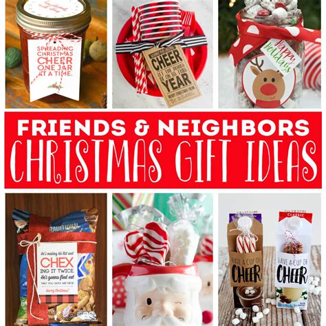 Last minute stocking stuffer neighbor gift ideas with free printables! Neighbor Christmas Gift Ideas - Eighteen25