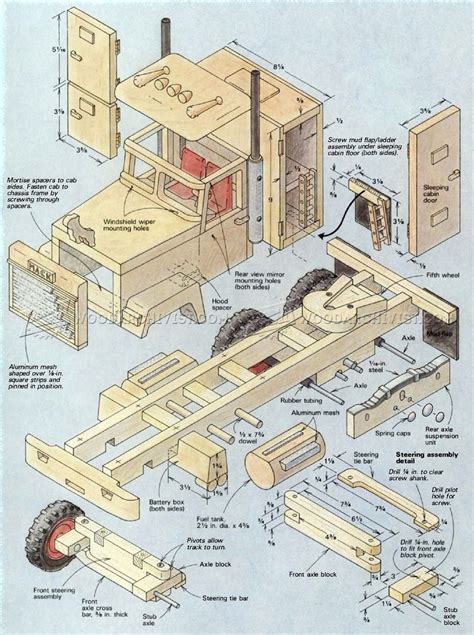 Wooden Truck Plans Wooden Toy Plans Wooden Toys Plans Wooden Toys