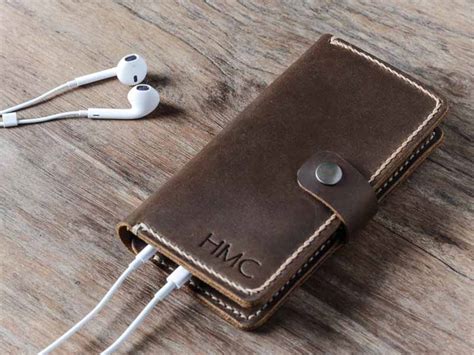 Handmade Leather Iphone 6 Case With Strap Personalized Ts For Men