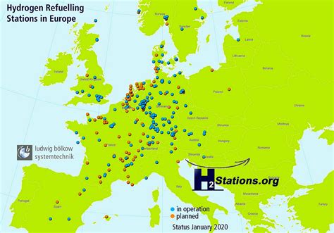 H₂ stations new hydrogen refuelling stations worldwide