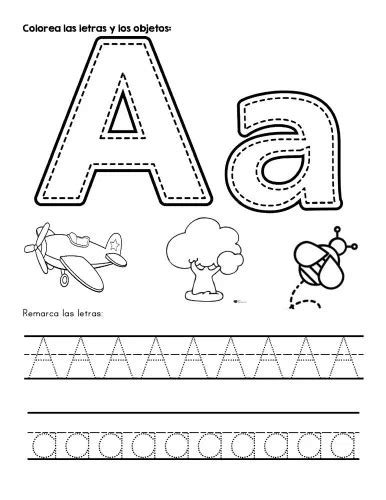 Fichas De Caligrafia Para Preescolarel Abecedario Colorear Letra B