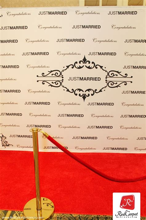 Repeat until you've made the whole petal into pleats. DIY red carpet photo booth for wedding reception. "Just Married" step and repeat. (With images ...