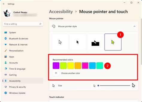 How To Change The Mouse Pointer Size Color And Thickness