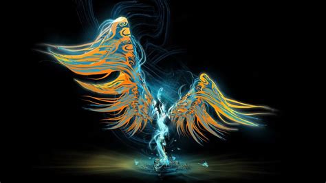 Dancing Angel Abstract Illustration Free Live Wallpaper Live