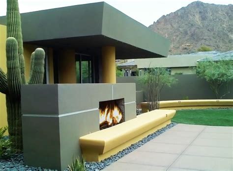 Outdoor Fireplace Scottsdale Az Photo Gallery Landscaping Network