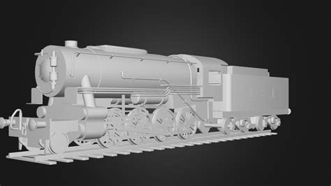 Usatc S160 2 8 0 Steam Locomotive Download Free 3d Model By Steve