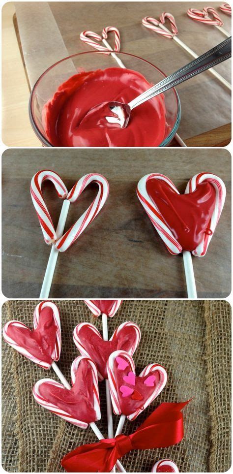 Valentines Day Lollipops Made From Candy Canes Recipe In 2020