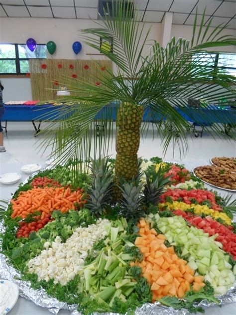 Fruitvegetable Pineapple Palm Tree Fruit Displays Fruit Display
