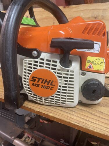 Stihl Ms180c Gas Chainsaw Clean Used Saw 14 In Bar Tool Free Chain