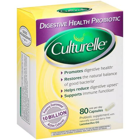 Culturelle Digestive Health Probiotic Capsules 80 Ct