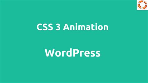 CSS3 Animations in WordPress - YouTube