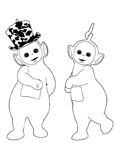 Teletubbies Dipsy Coloring Pages At Free Printable