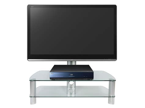Stil Stand Swivel Clear Glass Cantilever Tv Stand Upto 42 Stuk2053 Cl