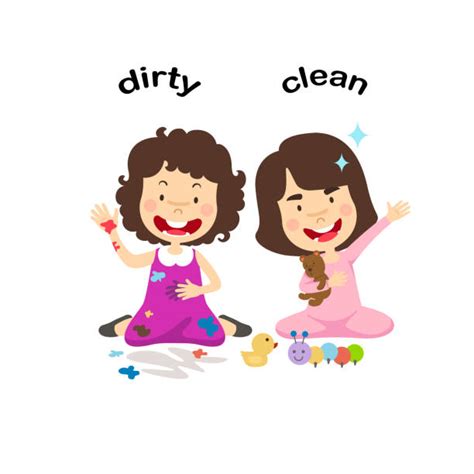Dirty Boy Clean Girl Illustrations Royalty Free Vector Graphics And Clip