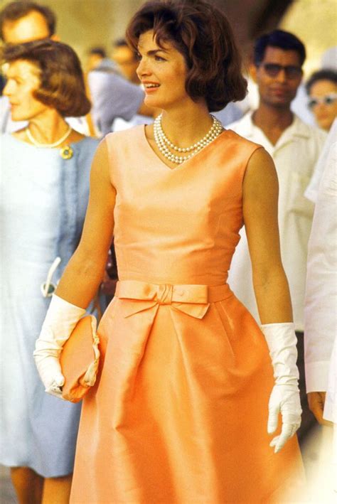 First Ladies In Oscar De La Renta With Images Jackie Kennedy Style
