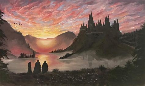Requiem For Hogwarts Painting By Ece Turkman