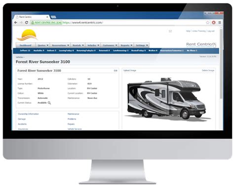 Rv Rental Software By Rent Centric On Demand