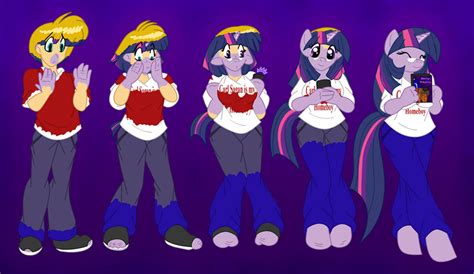 Twilight Sparkle Anthro Tf Tg By Akuoreo On Deviantart