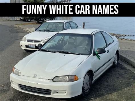 Funny White Car Names 100 Creative And Hilarious Inspirations