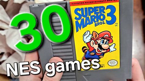 30 Retro Nes Games Retrogaming Nintendo Nes Youtube