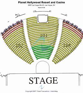 Planet Hollywood Theater Of The Performing Arts Seating Chart Planet
