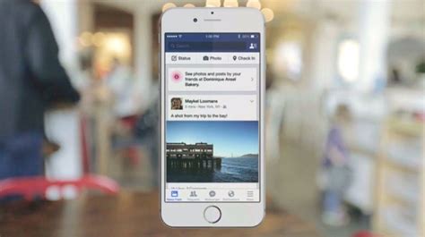 Facebooks Ios App Will Start Recommending Nearby Places