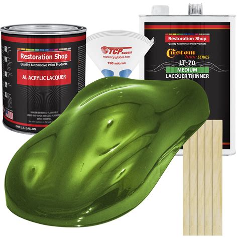 Restoration Shop Synergy Green Metallic Acrylic Lacquer Auto Paint