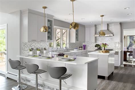 Countertops will be quartz nouveau now my dilemma is, should i go with satin nickel handles or gold hardware? Kitchens | Kitchens Remodeling Services in NJ