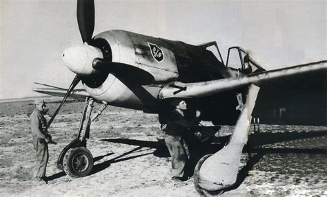 Asisbiz Focke Wulf Fw 190a4 Iiiskg10 Undergoing A Pre Flight Tunisia