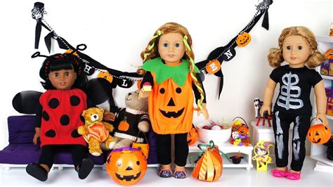 Decorating American Girl Doll Halloween Room Youtube