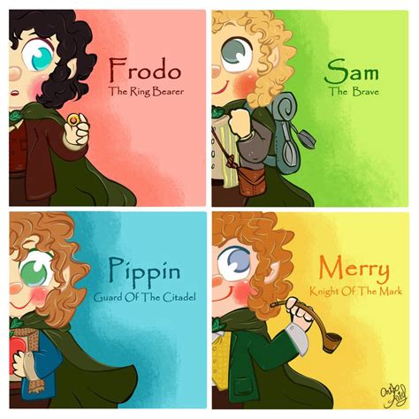 Four Hobbits - SO CUTE!!! ♥___♥ | Lord of the rings, The ...