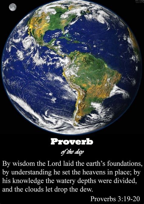 The Lord Founded The Earth By Wisdom And Established The Heavens By